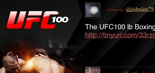 Twitter Streaming UFC